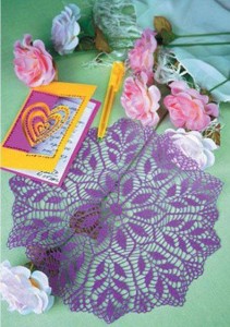 purple doily