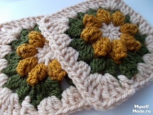 pretty crochet square