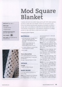 mod squares crochet blanket pattern 1