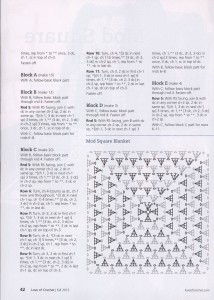 mod squares crochet blanket pattern 2