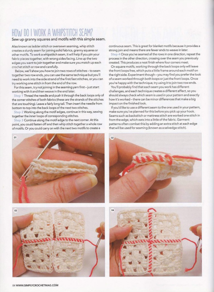 Tapestry Needles Seam for Crochet Tutorial ⋆ Crochet Kingdom