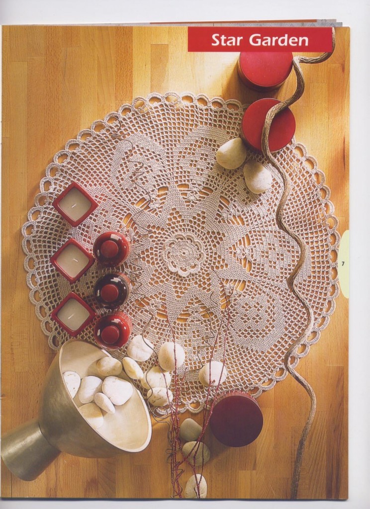 free crochet round doily