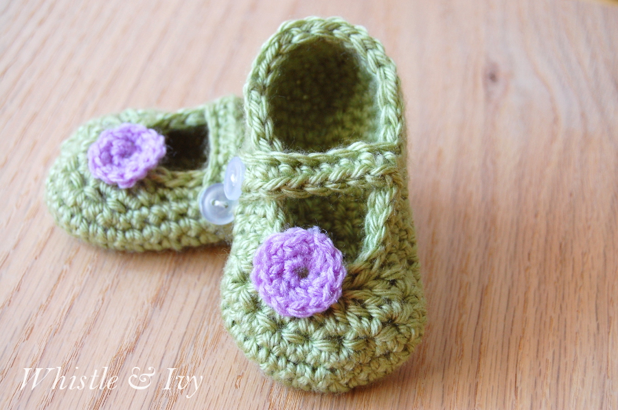 Little Dot Mary Janes Free Baby Crochet 