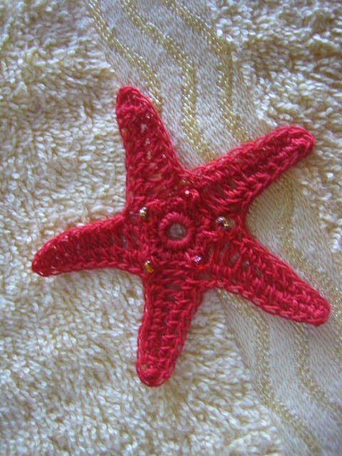 Orange Sea Star Free Crochet Pattern