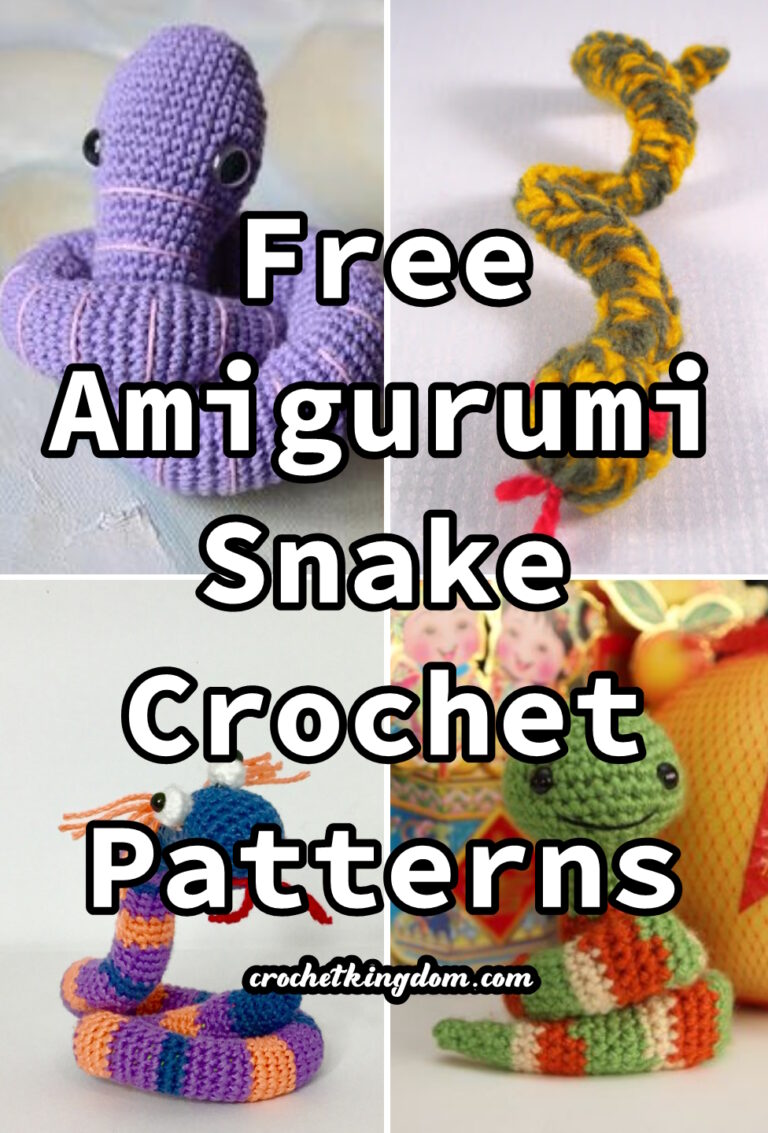 Free Snake Crochet Patterns Amigurumi Snakes