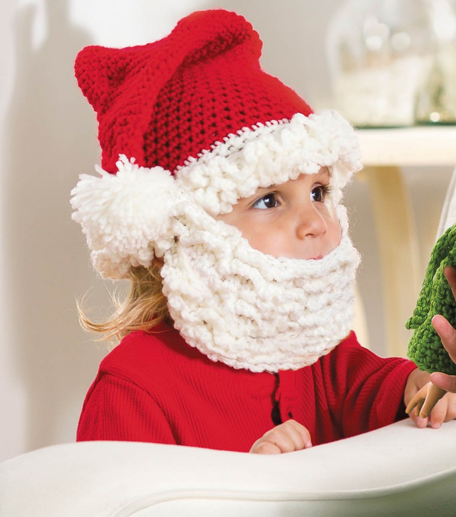 Santa Hat and Beard for Kids