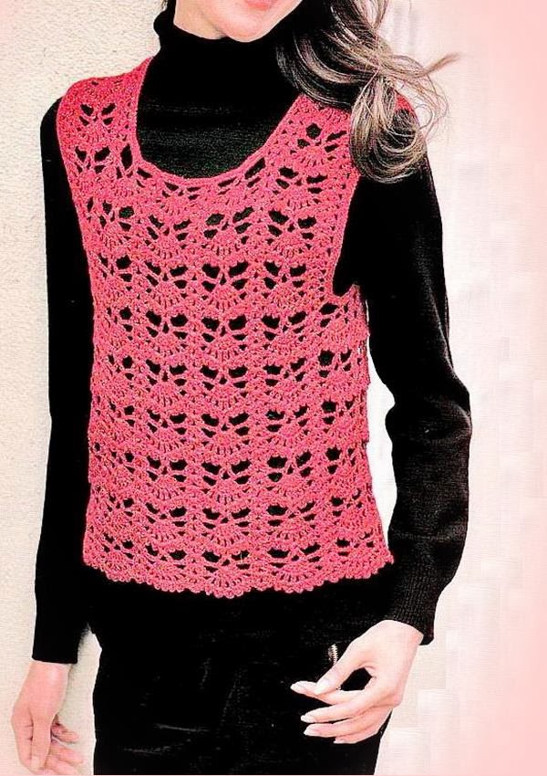 Classic One Piece Crochet Vest ⋆ Crochet Kingdom