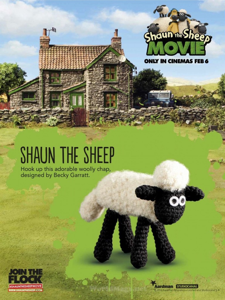 Shaun the Sheep Crochet Toy Pattern