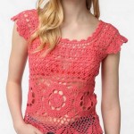 Diamond Crochet Sleeveless Top Free Pattern ⋆ Crochet Kingdom