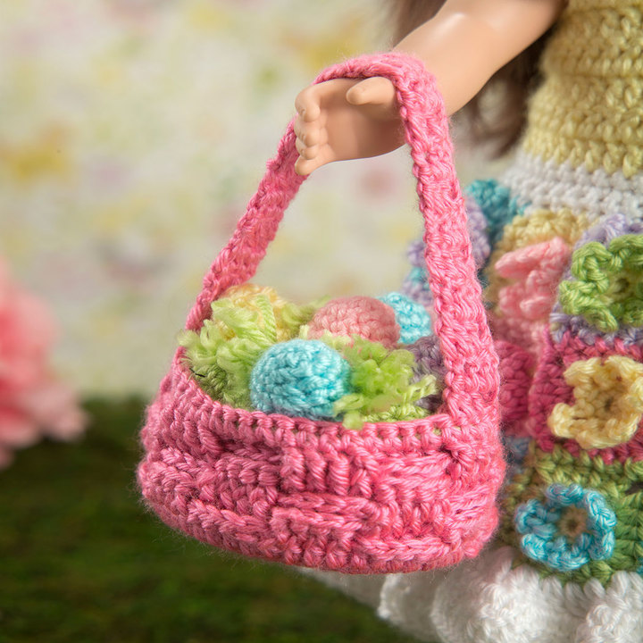 My Doll’s Easter Frock Free Crochet Pattern ⋆ Crochet Kingdom