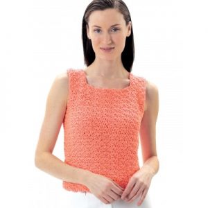 Lily Sugar 'n Cream Summer Top Free Crochet Pattern ⋆ Crochet Kingdom