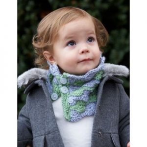 Bernat Cozy Kid Cowl Free Crochet Pattern ⋆ Crochet Kingdom