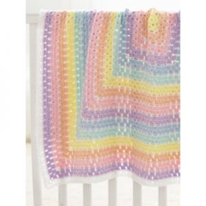 Baby Blanket Squared Free Beginner Crochet Pattern ⋆ Crochet Kingdom