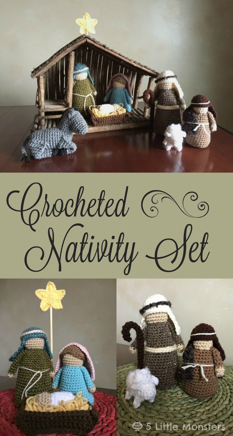 Crocheted Nativity Set Free Pattern ⋆ Crochet Kingdom