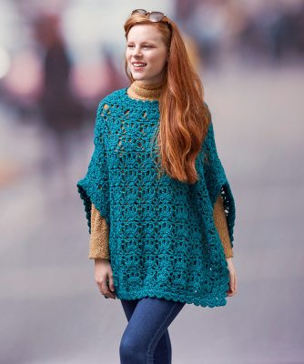 Let’s Party Poncho Free Crochet Pattern ⋆ Crochet Kingdom