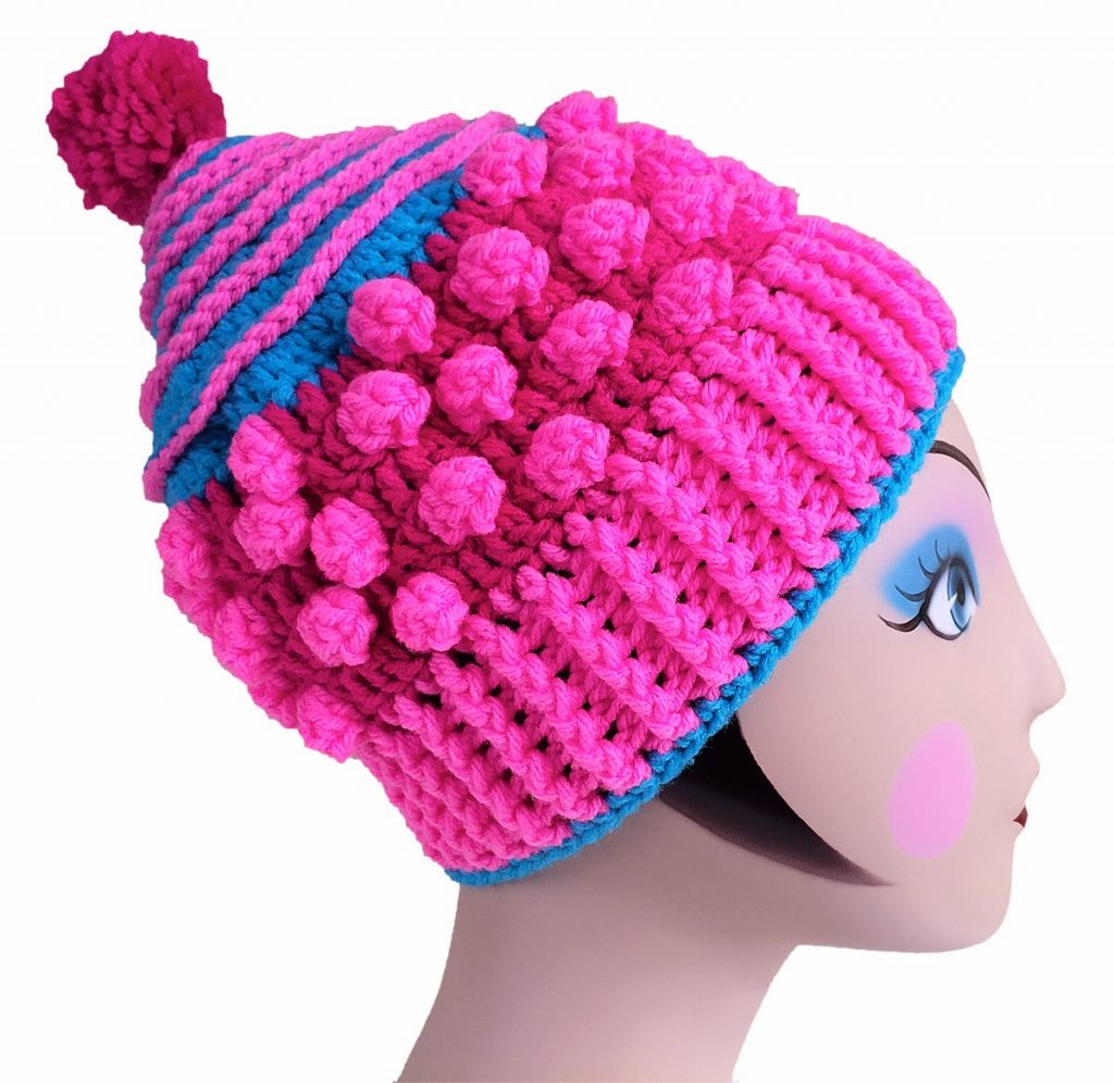 Popcorn Pizzazz Hat Pattern