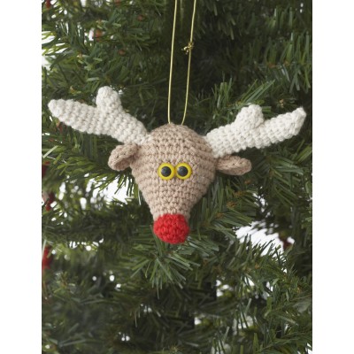 Reindeer Ornament Free Easy Home Decor Crochet Pattern