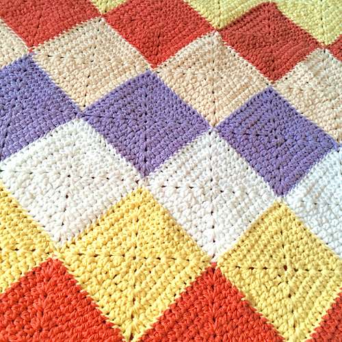 free crochet baby blanket with squares Archives ⋆ Page 2 of 8 ⋆ Crochet ...