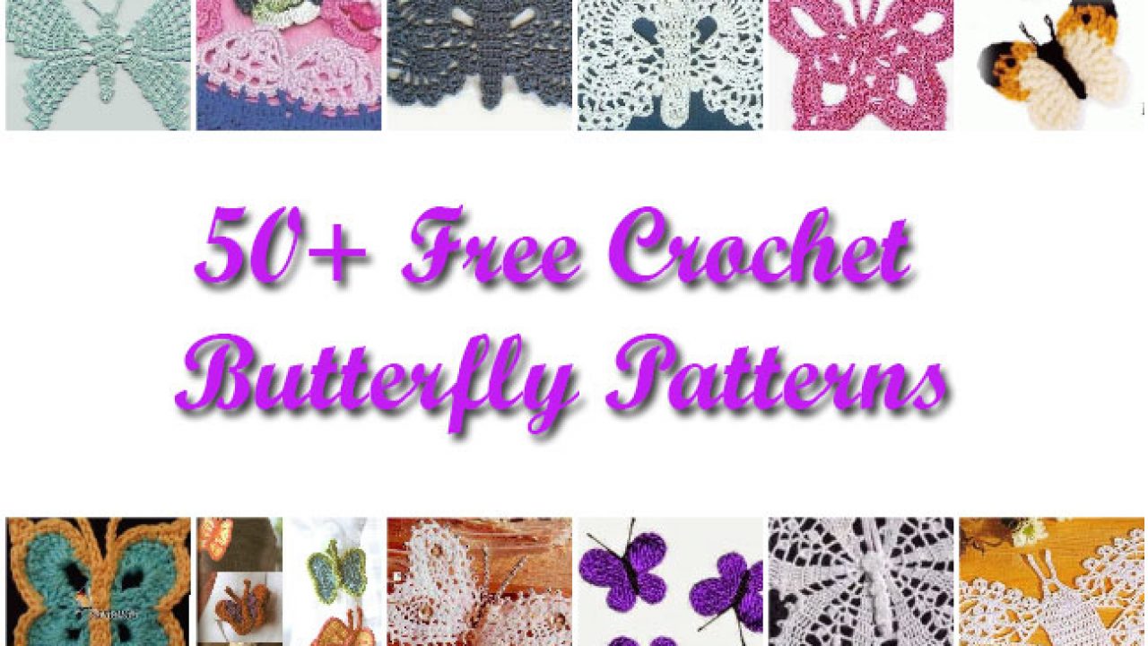 50 Free Crochet Butterfly Patterns Crochet Kingdom - 