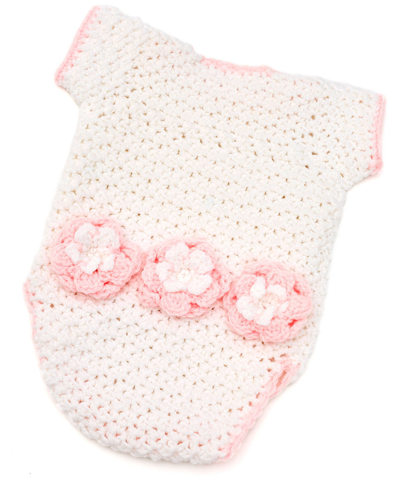 Floral Onesie & Hat Free Baby Crochet Pattern ⋆ Crochet ...