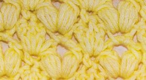 Flower Buds Crochet Stitch ⋆ Crochet Kingdom