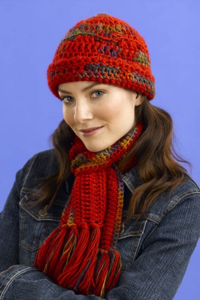 Print Crochet Hat Scarf Free Pattern Crochet Kingdom