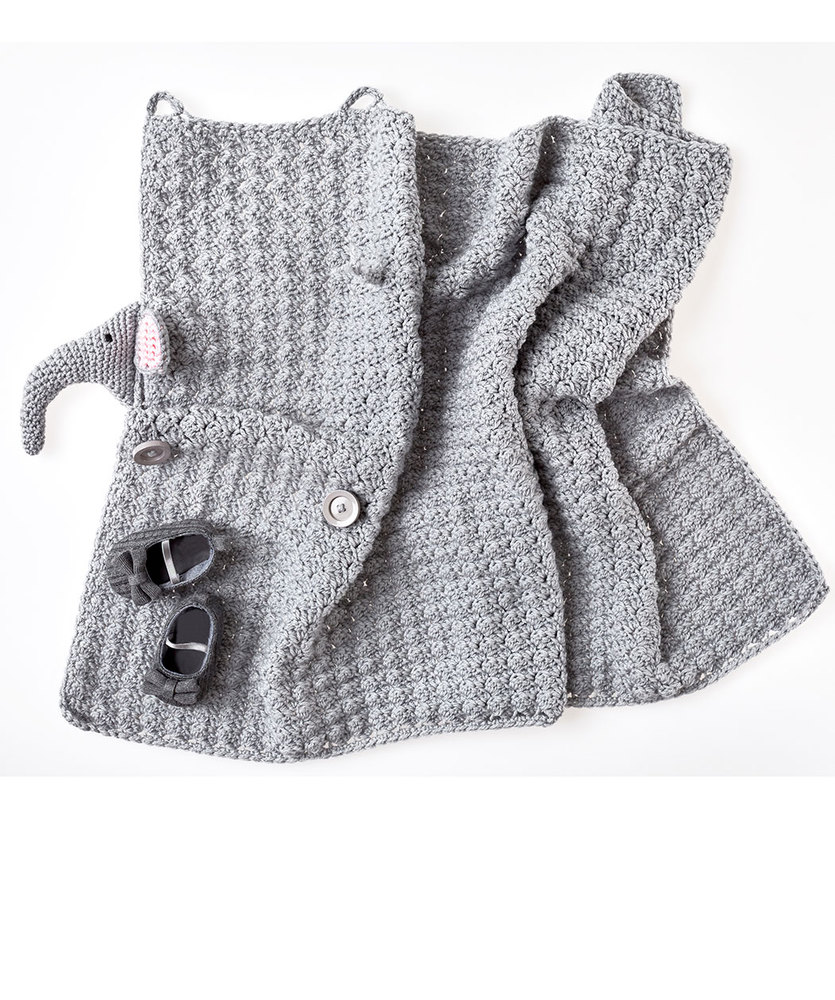 Elephant Baby Blanket Free Crochet Pattern ⋆ Crochet Kingdom