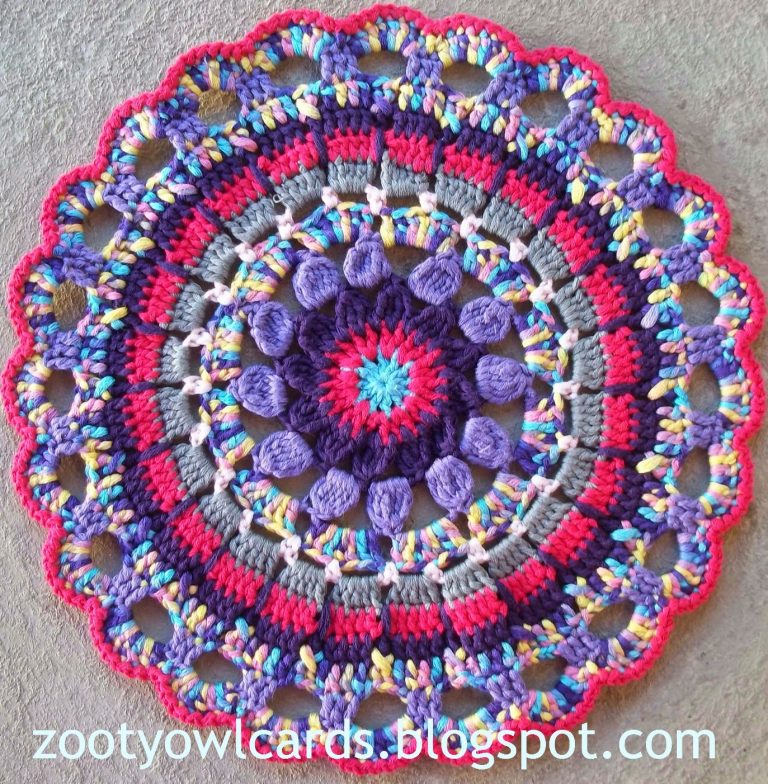 10+ Free Crochet Mandala Patterns ⋆ Crochet Kingdom