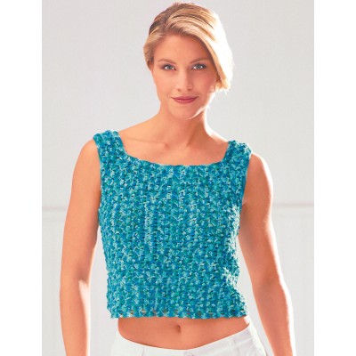 Patons Easy Tank Top Free Crochet Pattern