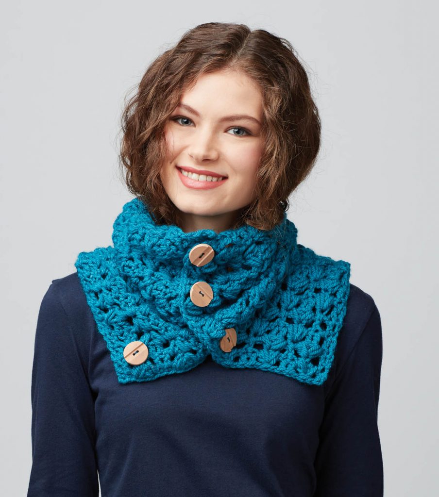 Barley Stitch Cowl Free Crochet Pattern