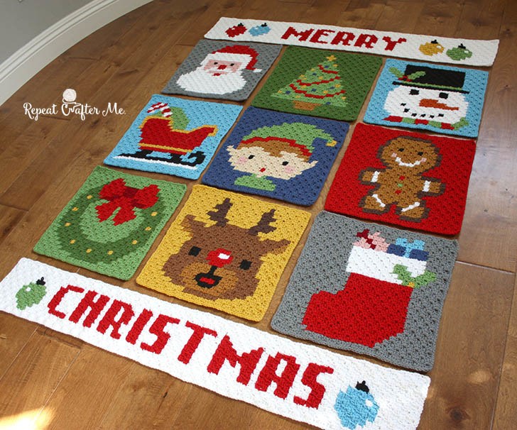 16 Free Christmas Blanket Crochet Patterns to Make You Smile!