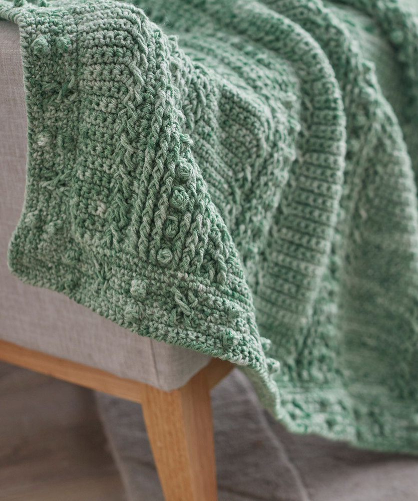 Comforting OneColor Throw Free Crochet Pattern 2 ⋆ Crochet Kingdom