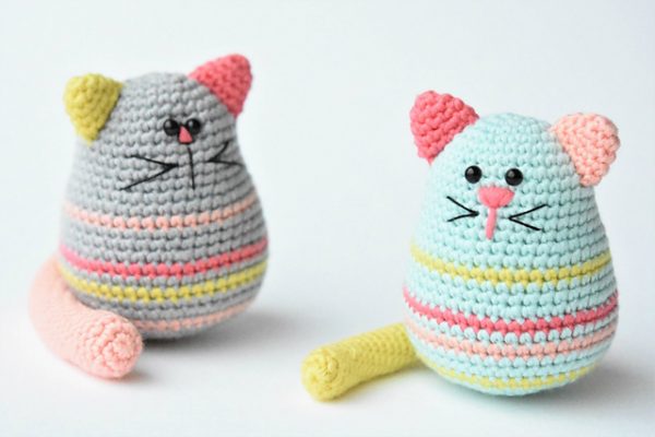 Egg-shaped Cat Free Crochet Softies Amigurumi Pattern ⋆ Crochet Kingdom