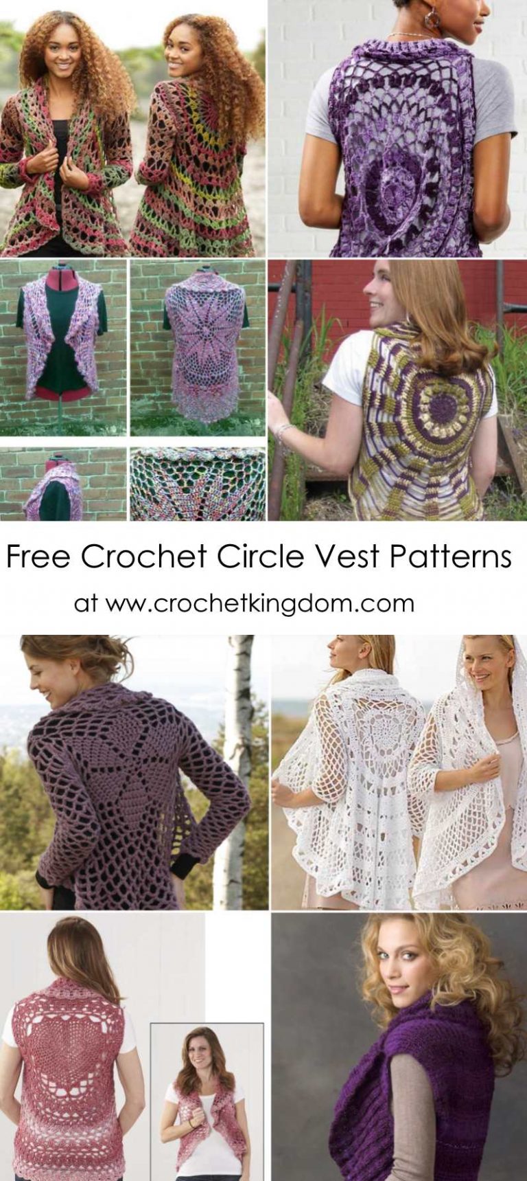 Free Crochet Circle Vest Patterns You'll Have Fun Crocheting!