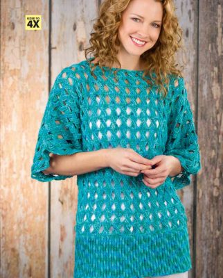 Summer Breeze Lightweight Tunic Free Crochet Pattern ⋆ Crochet Kingdom