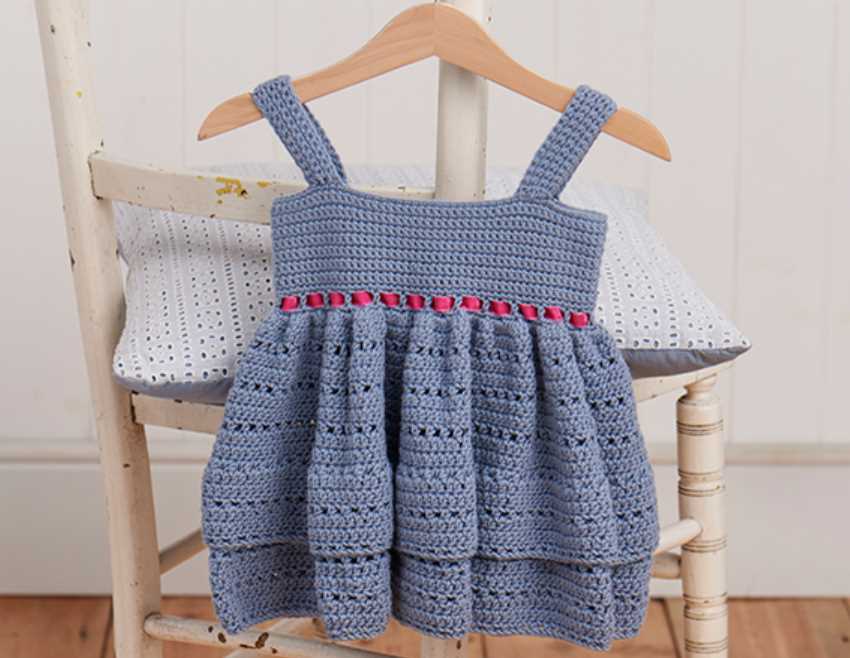 crochet baby sundress