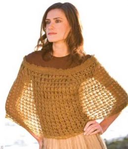 Free Crochet Pattern for a Broomstick Lace Capelet ⋆ Crochet Kingdom