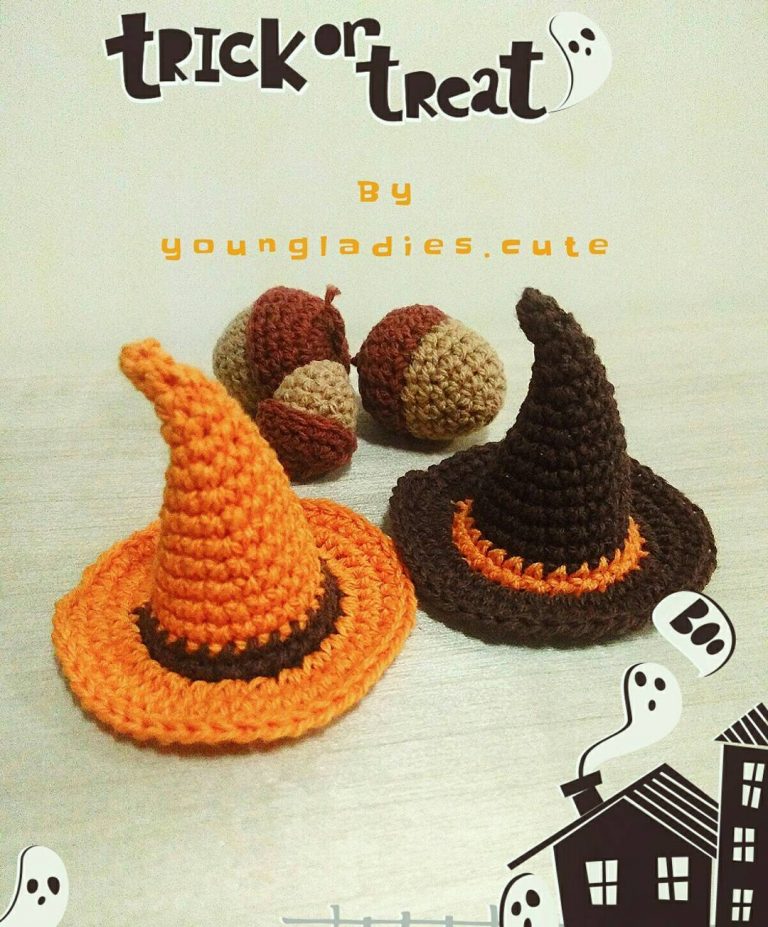 Free Halloween Crochet Pattern for a Witch Hat ⋆ Crochet Kingdom