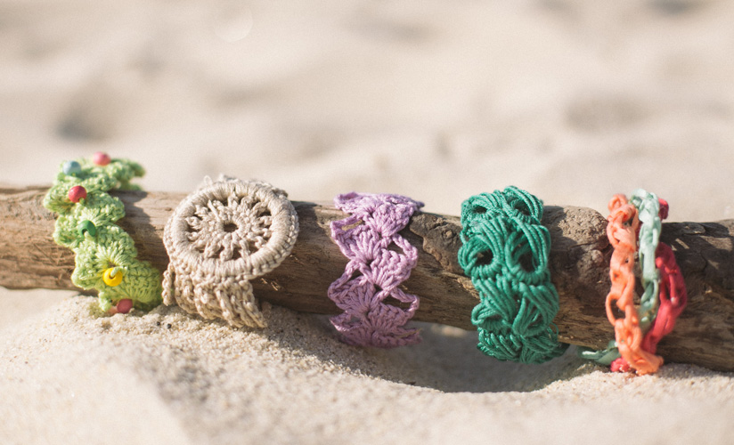 Bead Crochet Bracelets  Create Whimsy  Seed Bead Project