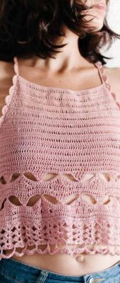 Free Crochet Pattern for a Racer Back Camisole ⋆ Crochet Kingdom