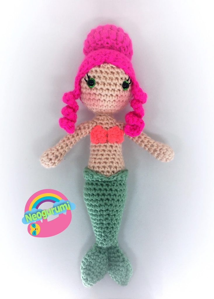 amigurumi mermaid doll