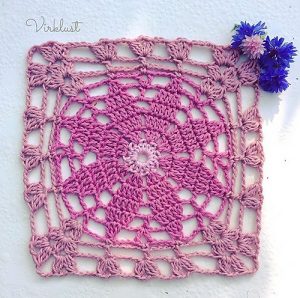 Free Crochet Pattern for a Primrose Square ⋆ Crochet Kingdom