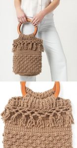 Free Crochet Pattern for a Day Trip Bucket Bag ⋆ Crochet Kingdom