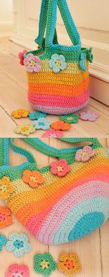 Free Crochet Pattern for a Flower Market Bag ⋆ Crochet Kingdom