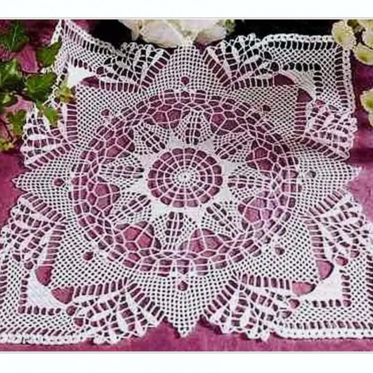 Crochet Doily with Diagrams ⋆ Crochet Kingdom