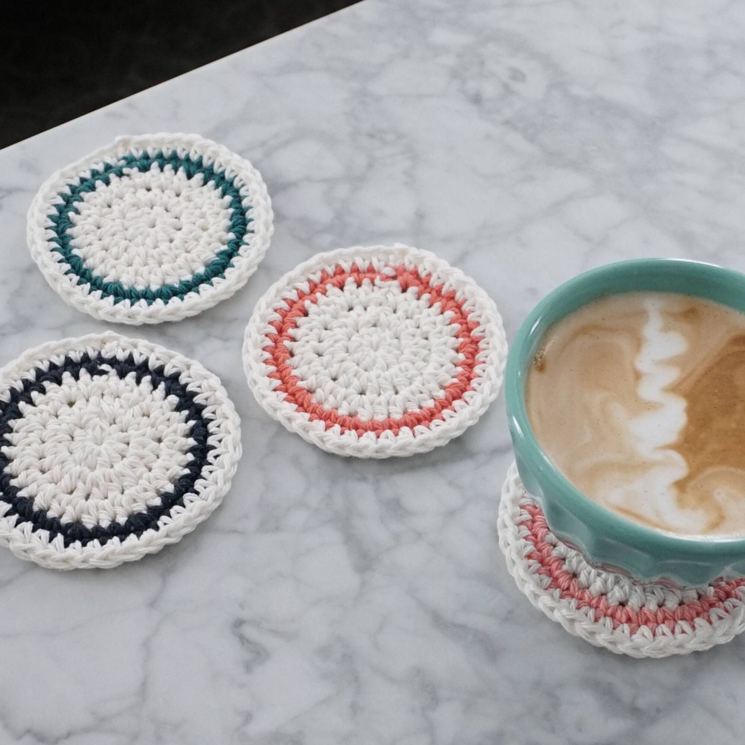 8 Free And Easy Crochet Coaster Patterns Youll Love ⋆ Crochet Kingdom