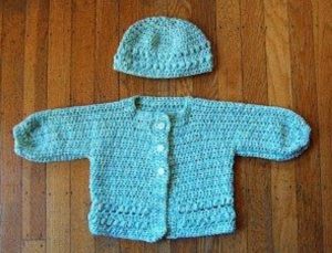 Free Crochet Patterns for Babies Cardigans ⋆ Crochet Kingdom