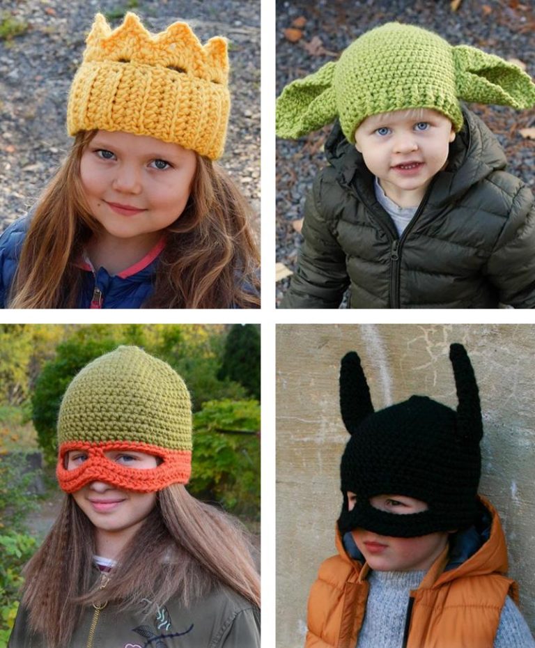 Free Crochet Pattern for Kids Halloween Hats ⋆ Crochet Kingdom