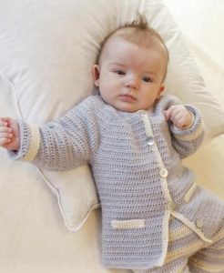 Free Crochet Patterns for Babies Cardigans ⋆ Crochet Kingdom