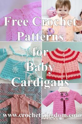 Free Crochet Patterns for Babies Cardigans ⋆ Crochet Kingdom